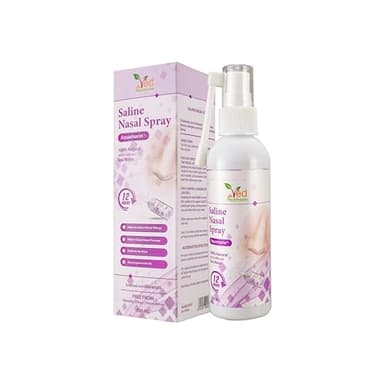 Spray nasal salino Aquamarin: spray nasal de alivio instantáneo para alergias y congestión (100 ml)