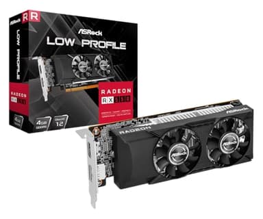 ASRock Radeon/RX 550 Placa gráfica GDDR5 modelo de 4GB (distribuidor autorizado en Japón) RX550 LP 4G