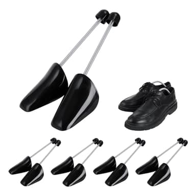 Incutex 5 pares de hormas para zapatos tamaño variable 38-44, estiradores de zapatos para hombres y mujeres, ideales para zapatillas, deportivas, zapatos planos y mocasines