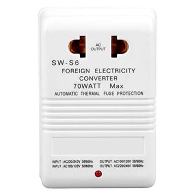 70W 110V / 120V a 220V / 240V Step Up/Down Adaptador de Viaje Convertidor de Voltaje Transformador (Enchufe estándar CN)