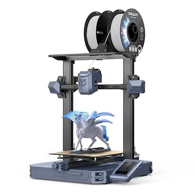 Creality Impresora 3D CR-10 SE con velocidad de impresión de 600 mm/s, impresora 3D de alta velocidad, extrusora de accionamiento directo Sprite, impresora FDM Nivelación automática precisa, CR Touch,