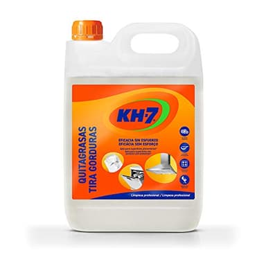 KH7 Quitagrasas, Desengrasante, Elimina Grasa y Suciedad, Aplícalo en Cocina, Ropa, Exterior o Vehículos, Apto para todas las Superficies y Tejidos, El embalaje puede variar, 5L
