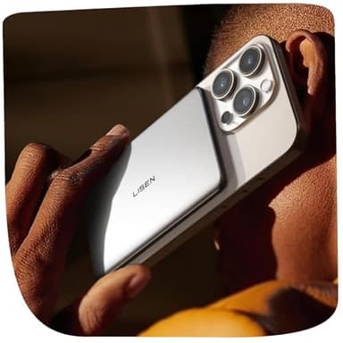 LISEN Mini Magsafe Power Bank 0,8 CM Ultrafino Magnético Bateria Externa para iPhone, Bateria Portatil Magsafe 5000mAh & PD 18W USB-C, Accesorios Viaje Esenciales para iPhone 16/15 Pro Max/14/13/12