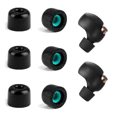 3 Pares Almohadillas Auriculares Compatibles con Sony WF-1000XM5, WF-1000XM4, WF-1000XM3, Eartips para Sony, Tapones de Espuma con Memoria, Almohadillas de Reemplazo para Auriculares, Tamaño M