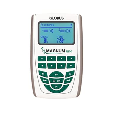 GLOBUS | Magnum 2500 Magnetoterapia Domiciliaria de Alta Potencia, 52 Programas, Tratamiento Domiciliario, Recuperación de Traumatismos y Fracturas, Ayuda a la Regeneración en Artrosis y Artritis