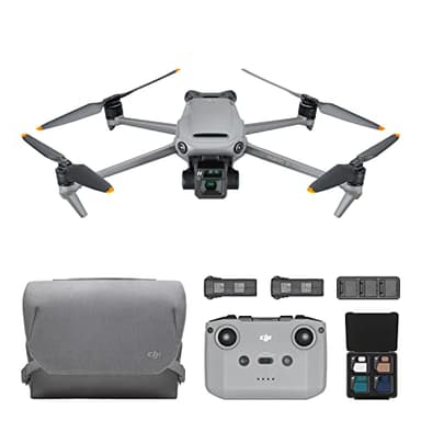 DJI Mavic 3 Fly More Combo - Dron cámara con cámara Hasselblad CMOS 4/3, vídeo 5.1K, detección de obstáculos omnidireccional, 46 min de vuelo, transm. Color GrisCertificado C1