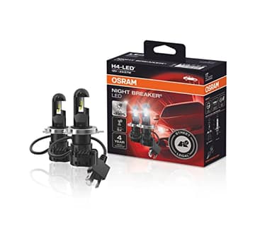 OSRAM NIGHT BREAKER H4-LED, hasta un 230% más de brillo, primera luz de cruce y de carretera LED homologada para uso en carretera