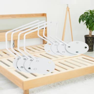 BODYGAD Lote de 4 Cuña Unir Colchones, Sujeta Colchones Tope Colchon Antideslizante para Colchón, Fácil de Colocar para Marco de Cama