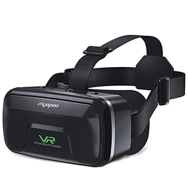 FIYAPOO Gafas VR, Gafas de Realidad Virtual VR Glasses 3D Adecuadas para películas y Juegos en 3D, HD, compatibles con teléfonos iPhone/Android de 4,7 a 6,6 Pulgadas, Regalo