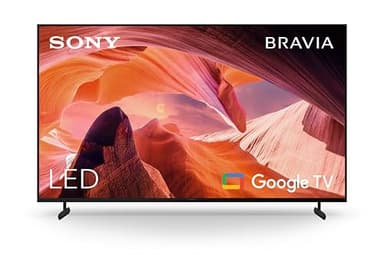 Sony BRAVIA KD85X80L, 85 Pulgadas, TV LED con 4K HDR, Smart Google TV, Funciones Eco y Gaming, Bravia Core, Marco enrasado