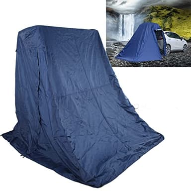 Tienda De Campaña para Coche, Tienda Campaña Coche, Toldo De Extensión para Tienda De Campaña, Doble Capa A Prueba De Lluvia con Bolsa De Almacenamiento para Puerta Trasera