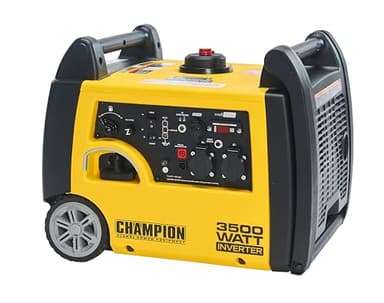 Champion Power Equipment Mobile Generator Petrol (3100 vatios, inversor portátil, generador, extremadamente silencioso, con asa integrada y juego de ruedas, ideal para exteriores + camping) 73001i-EU