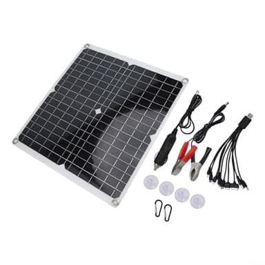 Kit de panel solar de 50 W, cargador de batería de 12 voltios, mantenimiento, barco, caravana, necesidades de energía con diseño compacto