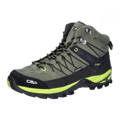 CMP Rigel Mid Trekking Shoes WP, Zapatos Hombre, Kaki Acido, 44 EU