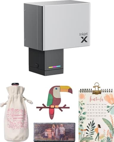 xTool Módulo de Impresión por Inyección de Tinta para M1 Ultra, para Impresión a Color en Madera, Lienzo, Arcilla, Papel, Cuero, Papel Fotográfico y Más, 1 Cartucho de Tinta Incluido