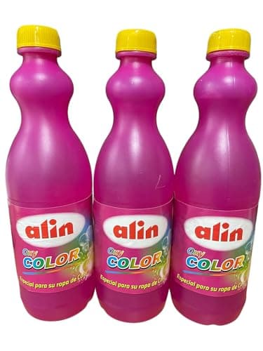Lejía Quitamanchas con Oxígeno Activo | Especial para Lavadora | Elimina Manchas y Olores | Para Todo Tipo de Ropa Blanca y de Color | Pack de Ahorro 3 Unidades de 1 Litro
