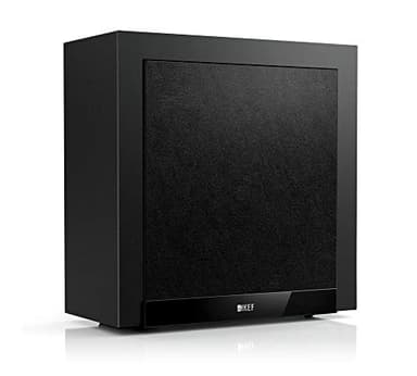 KEF T2 Subwoofer Schwarz | Schmal | 250 vatios | HiFi | Heimkino