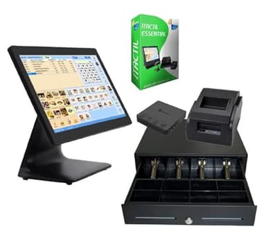 TPV táctil Completo + cajón + Impresora 58mm + 3 Meses de suscripción a Itactil Essential