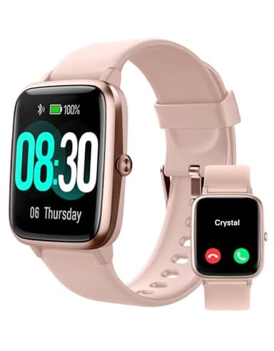 GRV Smartwatch, Pulsera Actividad Inteligente IP68 Impermeable Reloj Inteligente Mujer Hombre con Pulsómetro Monitor de Sueño Podómetro Notificación de Mensajes Reloj Deportivo