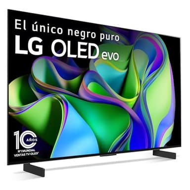 LG OLED42C35LA 42", 4K OLED EVO, Smart TV, webOS23, Procesador Máxima Potencia, Dolby Vision, Dolby Atmos, Gaming, Alexa/Google Assistant