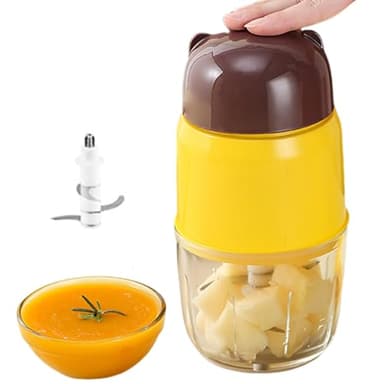Generic Licuadora de puré de alimentos - Procesador de alimentos pequeño automático para niños | Licuadora de puré vapor con procesador de alimentos, batidora desmontable