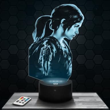 Lámpara The Last of U decoración Cuarto para niños. Lámpara 3D The Last of U, objeto de videojuegos para jugadores, idea de regalo, lámpara de noche. Idea de regalo original para ado en Navidad. TOP