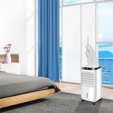 REDTRON Cubierta Aislante De Tela de 90x210 CM para Puertas con Salida de Aire Acondicionado Portátil y Secadoras, AirLock Sin Perforación Fácil de Instalar Kit de Ventilación de Puerta
