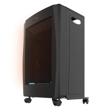 Cecotec Estufa de Gas de Llama Azul Plegable ReadyWarm 4200 BlueFlame Foldable. 4200 W, 2 Niveles de Potencia, Encendido Piezoeléctrico y Triple sistema de seguridad, Bombonas de hasta 15 Kg