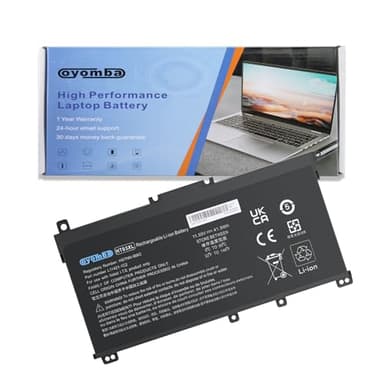 OYOMBA Batería para portátil L11119-855 HT03XL para HP Pavilion 14-CE 14-CF 14-CK 14-CM 14-DH 14-DK 14-DF 14-MA 14Q-CS 14Q-CY 15-CS 15-DQ 15-CW 17-by 17-CA 240 245 250 255 G7 340 348 G5 L11421-2C2