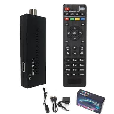 Romicta Decodificador TDT HD,Sintonizador TDT HD,Descodificador Digital para TV 2024,Decodificador DVB-T2,HD 1080P H265 HEVC Principal 10 bit,Soporta/USB WiFi//PVR/LCN/Youtube/Tiktok