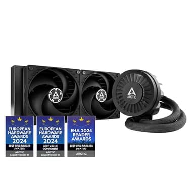ARCTIC Liquid Freezer III 240 - Refrigeracion Liquida PC, AIO para CPU, Intel y AMD, Bomba eficiente controlada por PWM, Ventilador: 200–1800 RPM, LGA1851 y LGA1700 Contact Frame - Negro