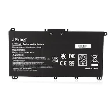 JPking HT03XL Batería para HP Pavilion 250 G7 255 G7 14-CE 14-CF 14-CK 14-cm 14Q-CY 14S-CF 15-CS 15-CW 15-DA 15-CR 15-CU 17-by 255 G5 348 L11421-542 HSTNN-LB8M 17-CA Series HSTNN-1B80 HSTNN-DB8R