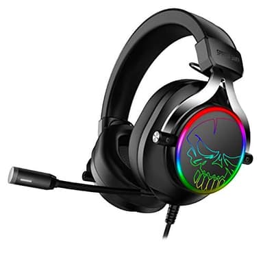 SPIRIT OF GAMER - XPERT H600 - USB PC Gaming Headset Sound 7.1 Virtual Surround - RGB LED - Negro - Micrófono de reducción de ruido - PS5 / XBOX X / PS4 / XBOX ONE