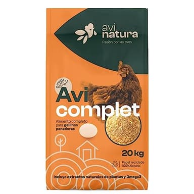 AVINATURA COMPLET. 20 KG. Pienso Completo para gallinas ponedoras.