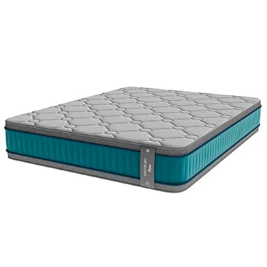 Cecotec Colchón Híbrido Flow 8990 Hybrid 135x190. Multicapa, Núcleo de Muelles Ensacados SpringCore y Viscoelástica ViscoCare+, Altura 32 cm, Firmeza Medio Alta, SeparateMuv & BreathSoft+