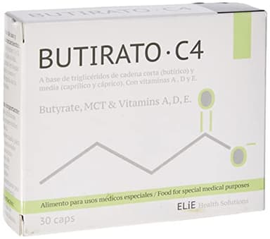Butycaps Butirato C4 30Cap, Estándar, Único, 30