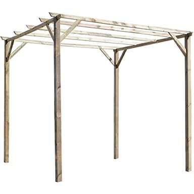 *PERGOLA PABELLON MADERA 3x3 x2,45 MT