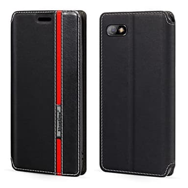 Shantime Funda delgada para Unihertz Titan, funda de piel con cierre magnético multicolor con tarjetero para Unihertz Titan Slim (4.2 pulgadas)