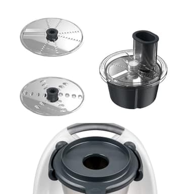 Kit de cortador de contenedores de procesador de alimentos, accesorio de disco de trituración para Thermomix TM 5 TM 6
