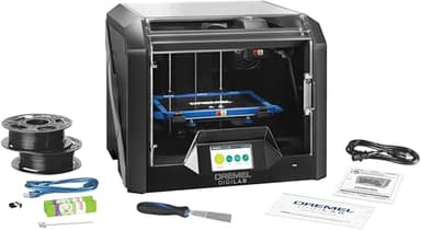 Dremel 3D45 - Impresora 3D Inalámbrica para Filamento PLA de 1.75mm, Nailon, ABS Eco y PETG con Pantalla Táctil a Color LCD, Volumen de Impresión de 254 x 152 x 170 mm, WIFI y Software de Modelado