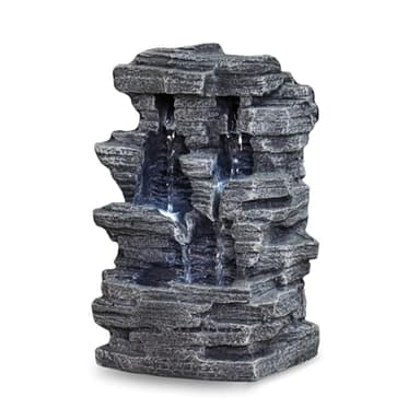 Zen Luz SCF 150 Gran Cañón - Fontana, Piedra, Color: Gris, 19 x 16 x 28 cm