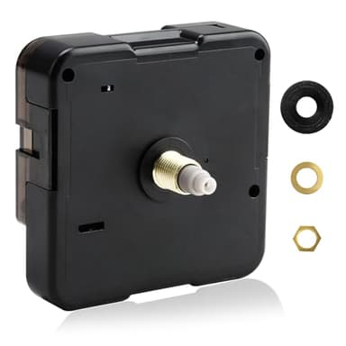 Vidacharmy Mecanismo Movimiento Reloj Cuarzo Silencioso, Kit de reparación de Reloj, Maquinaria Reloj Pared Pilas, Reemplazo de Piezas de Reparación de Accesorios de Reloj DIY - Sin Agujas y Pilas