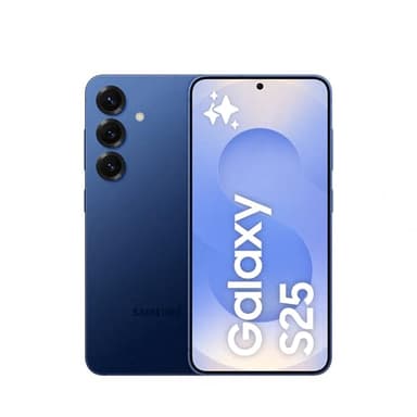 Samsung Galaxy S25 512GB Teléfono Móvil con IA, Galaxy AI, 12GB RAM, Cámara 50MP, Dual SIM, IP68, Garantía del Fabricante 3 Años + 1 Año Extra, Color Azul Marino (Versión Española)