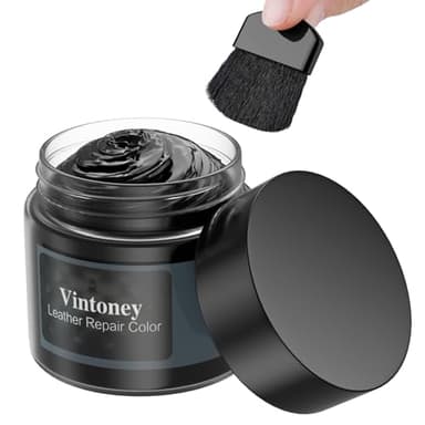 Bálsamo Recolorante de Cuero, Crema Reparadora de Cuero para Limpiador de Cuero para Proteger y Restaurar Adecuado para ser utilizado en Sofá de Piel, Chaqueta, Zapatos e Interior del Coche
