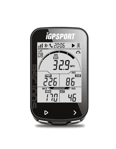 iGPSPORT BSC100S GPS Bicicleta, Ciclocomputador 40 Horas de 2,6" Retroiluminada Autonomía Pantalla Sensor Ant+/Bluetooth 5.0, Impermeable IPX7