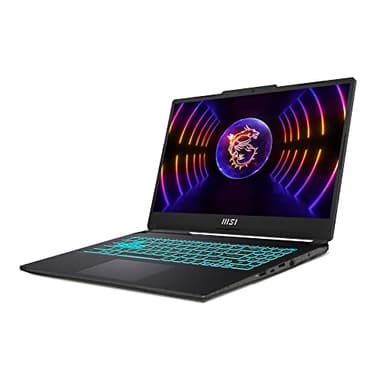 Msi Cyborg 15 A13VE-840XES Ordenador Portátil Gaming 15.6" FHD 144Hz (Intel Core i5-13420H, 16GB RAM, 512GB SSD, RTX 4050-6GB, Sin Sistema Operativo) Negro Traslucido, Teclado QWERTY Español