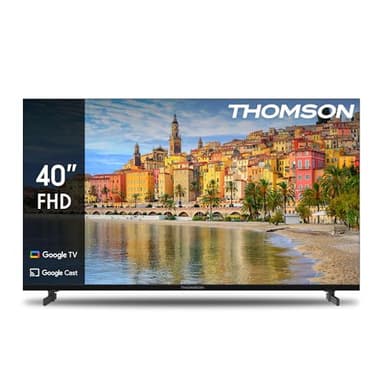 THOMSON Google TV FHD de 40 Pulgadas (101 cm) con Control por Voz, Triple sintonizador, Smart TV - 40FG2S14-2024