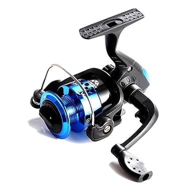 SSyang 1 Piezas Carrete Giratorio 5,1:1 Carrete de Pesca, 200 Tipo Carrete de Pesca de Carrete Libre, Máxima Resistencia 3 Catties, Aptos para Pesca en Agua Salada y Agua Dulce, Cielo Azul