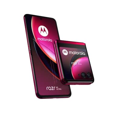 Motorola razr 40 Ultra (pantalla externa de 3.6 pulgadas, pantalla pOLED de 6.9 pulgadas, pantalla trasera ultra ancha de 13 MP, cámara selfie de 32 MP, 8/256 GB), Viva Magenta