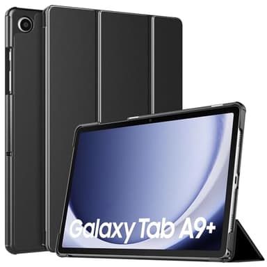 TiMOVO Funda para Samsung Galaxy Tab A9+/A9 Plus 11" 2023 SM-X210/X216/X218, Funda Delgada Ligera con Base Rígida Compatible con Galaxy Tab A9+, Despertar/Dormir Automático, Negro